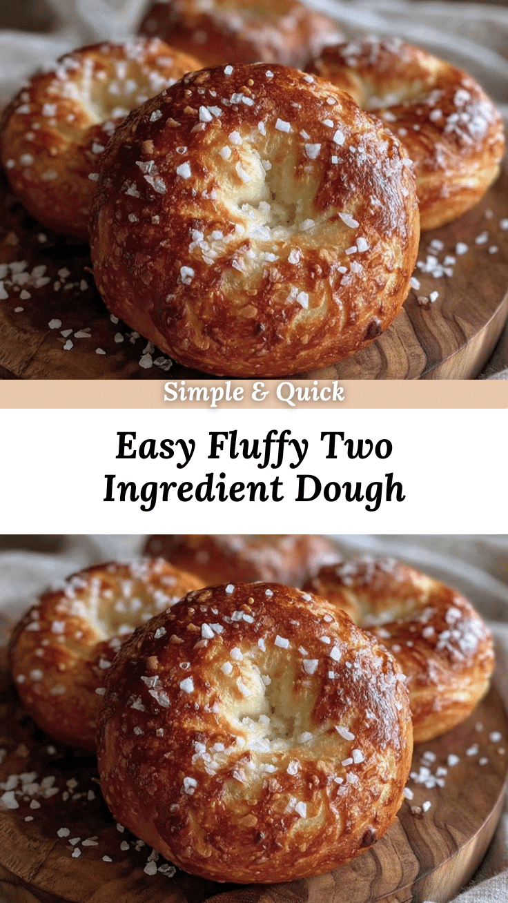 easy fluffy two ingredient dough recipe