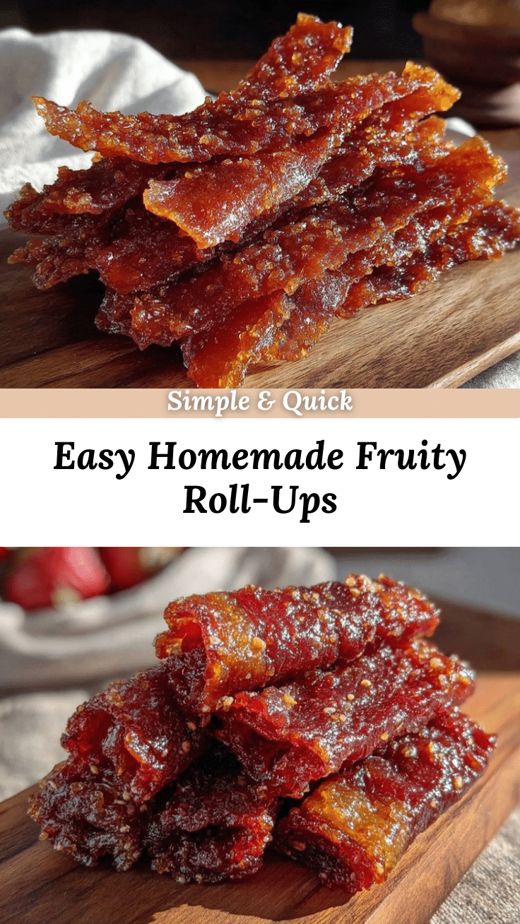 easy homemade fruit roll-ups recipe