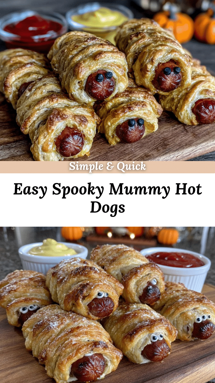 easy mummy hot dogs recipe