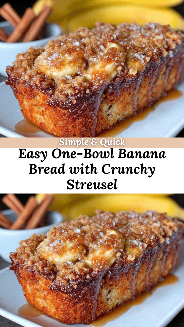 easy one-bowl banana bread recipe