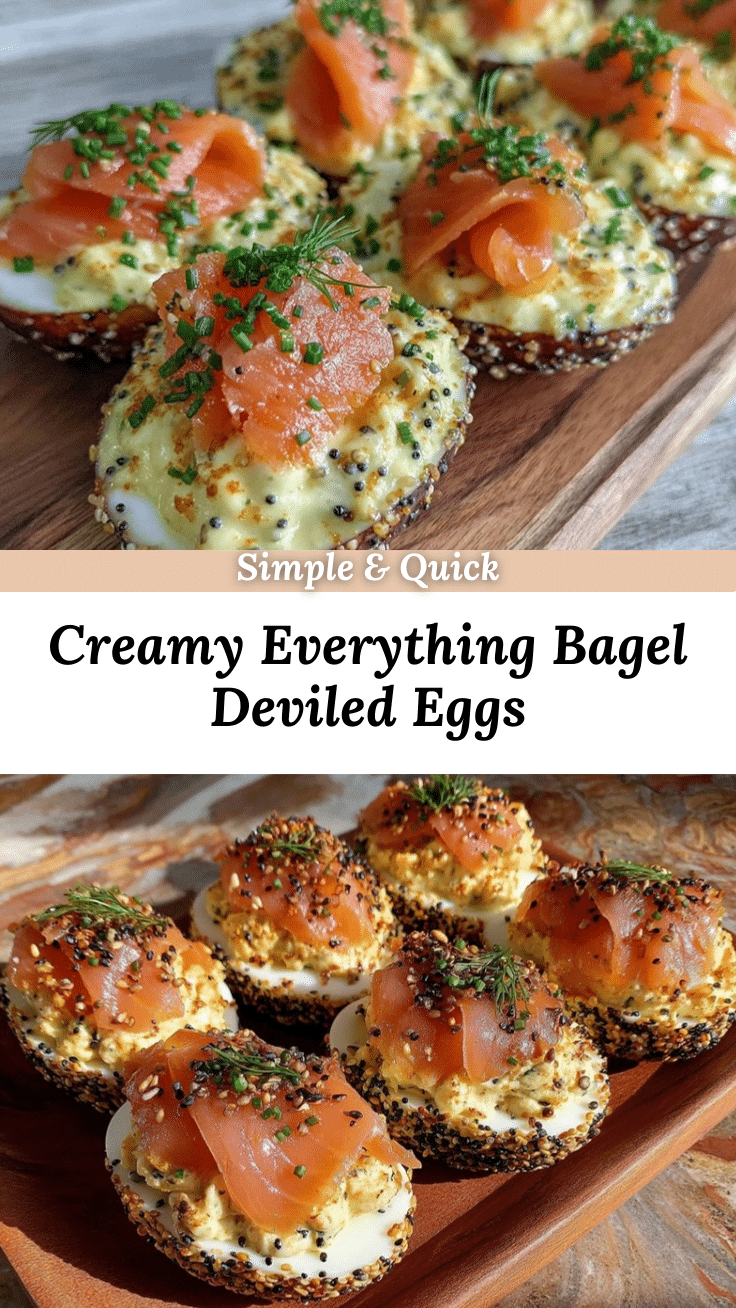 everything bagel deviled eggs recipe
