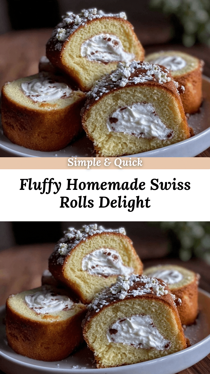 fluffy homemade swiss rolls recipe