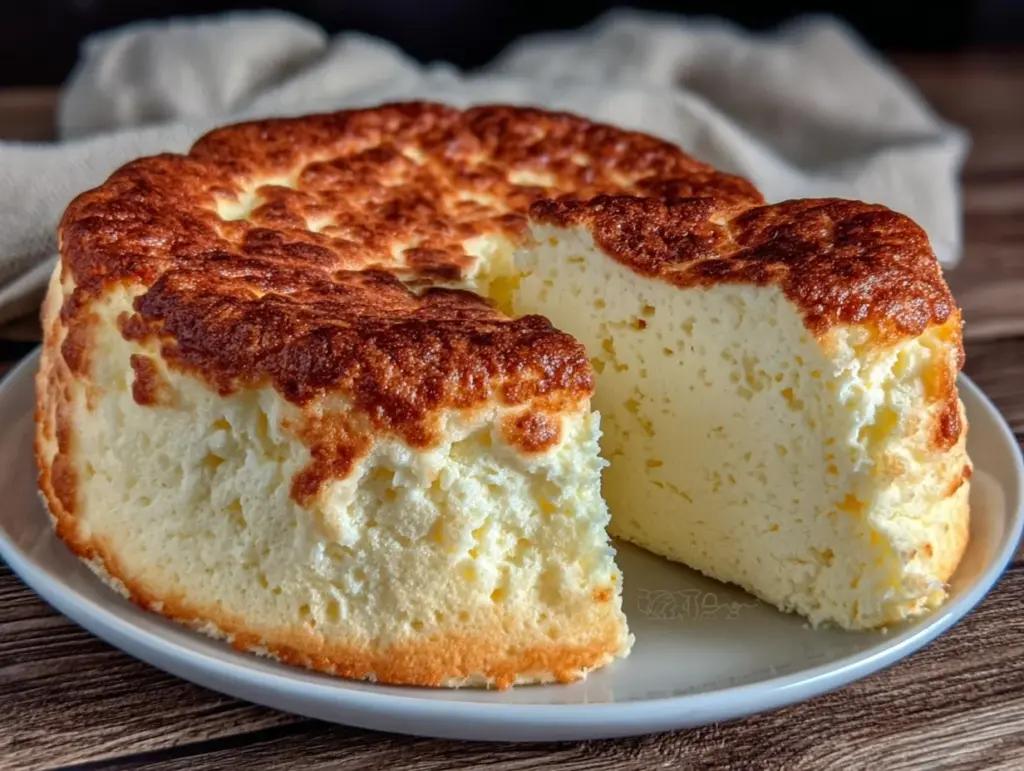fluffy japanese cheesecake - featured image
