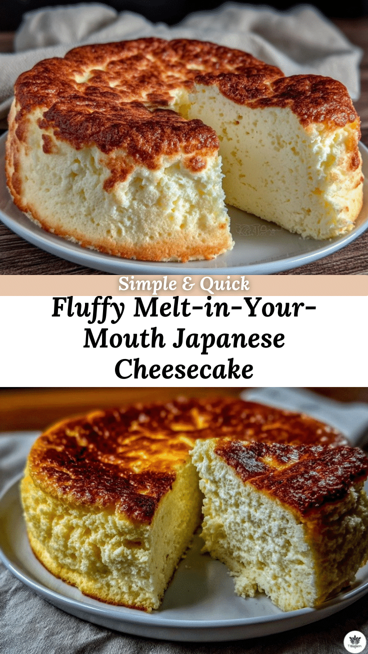 fluffy japanese cheesecake recipe