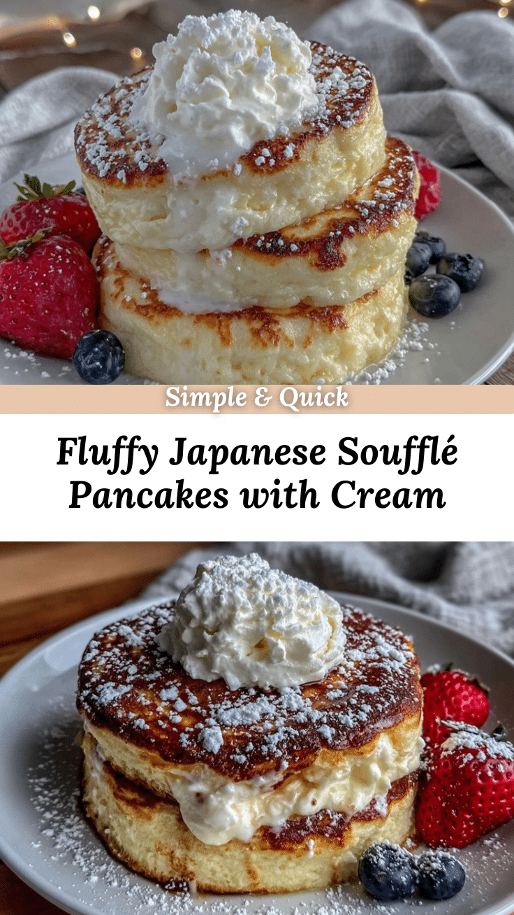 fluffy Japanese soufflé pancakes recipe
