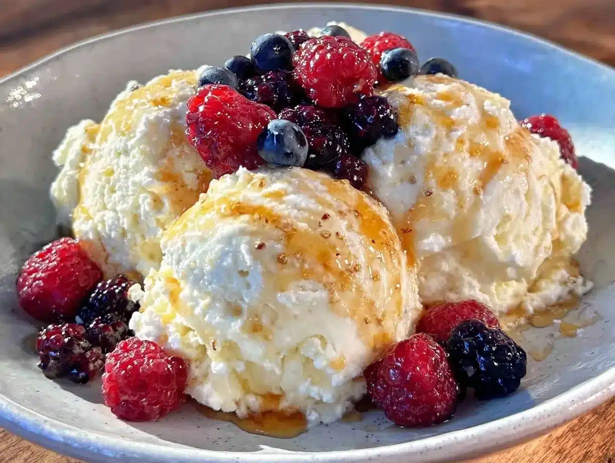 fresh cottage cheese ice cream preparation steps