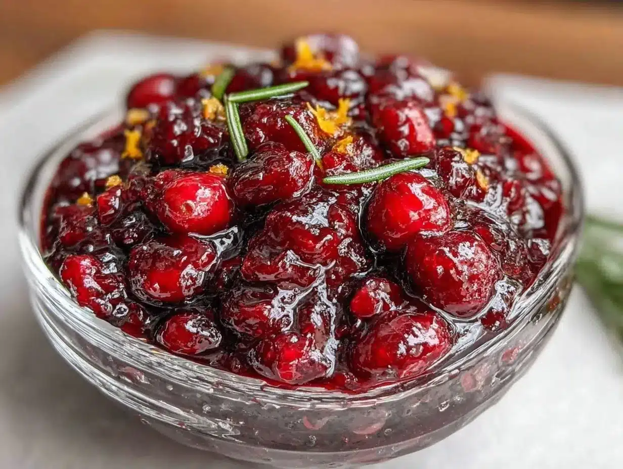 fresh cranberry sauce recipe preparation steps
