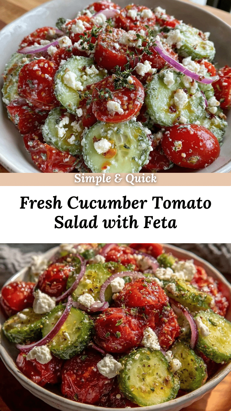 fresh cucumber tomato salad recipe