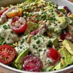 fresh green goddess salad - featured image