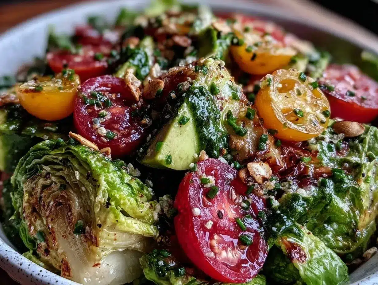 fresh green goddess salad preparation steps