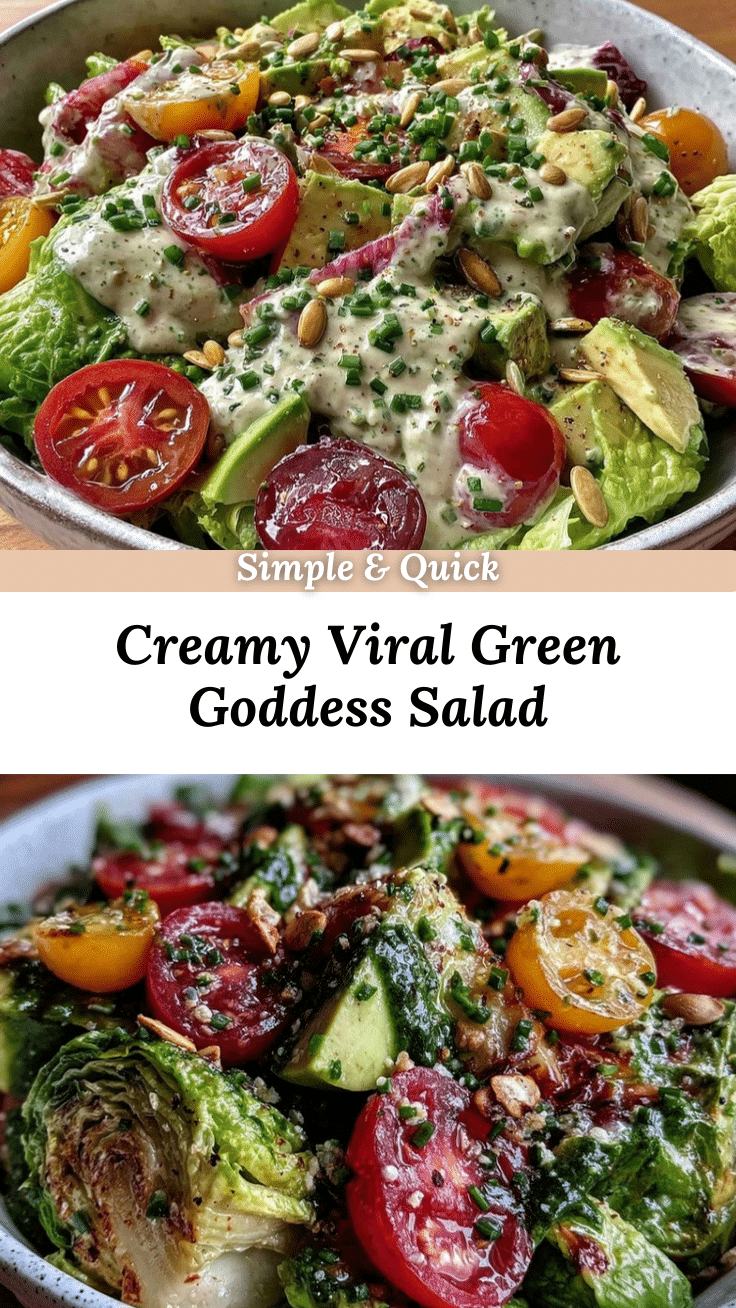 fresh green goddess salad recipe