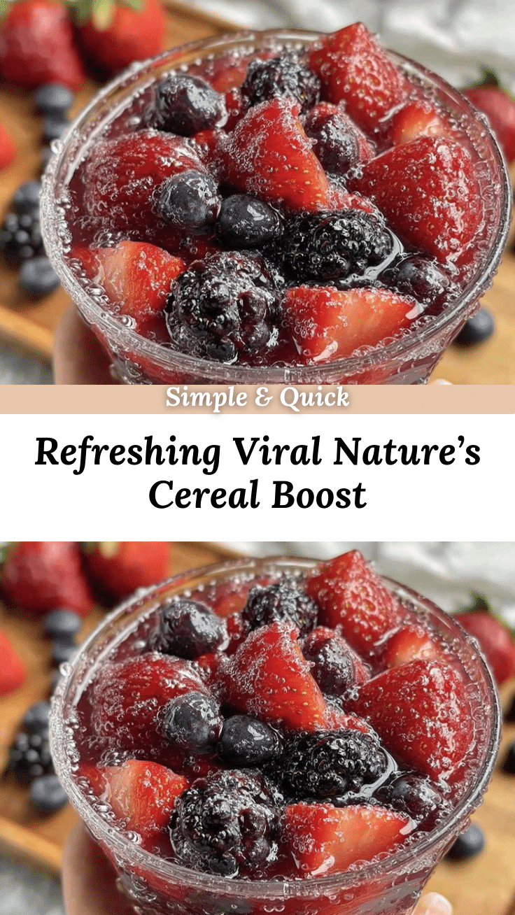 fresh healthy nature’s cereal recipe