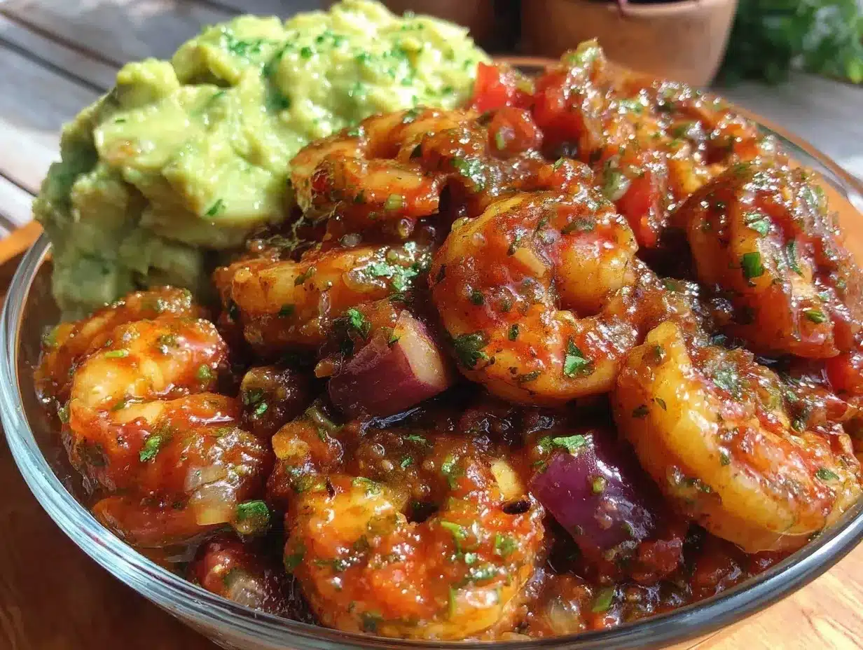 fresh mexican shrimp cocktail preparation steps