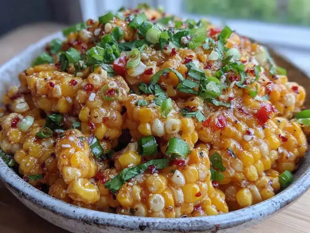 fresh summer corn salad - featured image