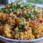 fresh summer corn salad - featured image