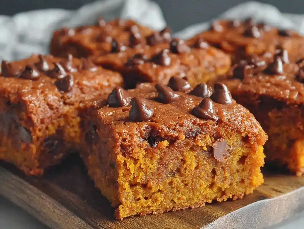 fudgy pumpkin patch brownies preparation steps