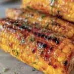 grilled cilantro lime corn on the cob - featured image