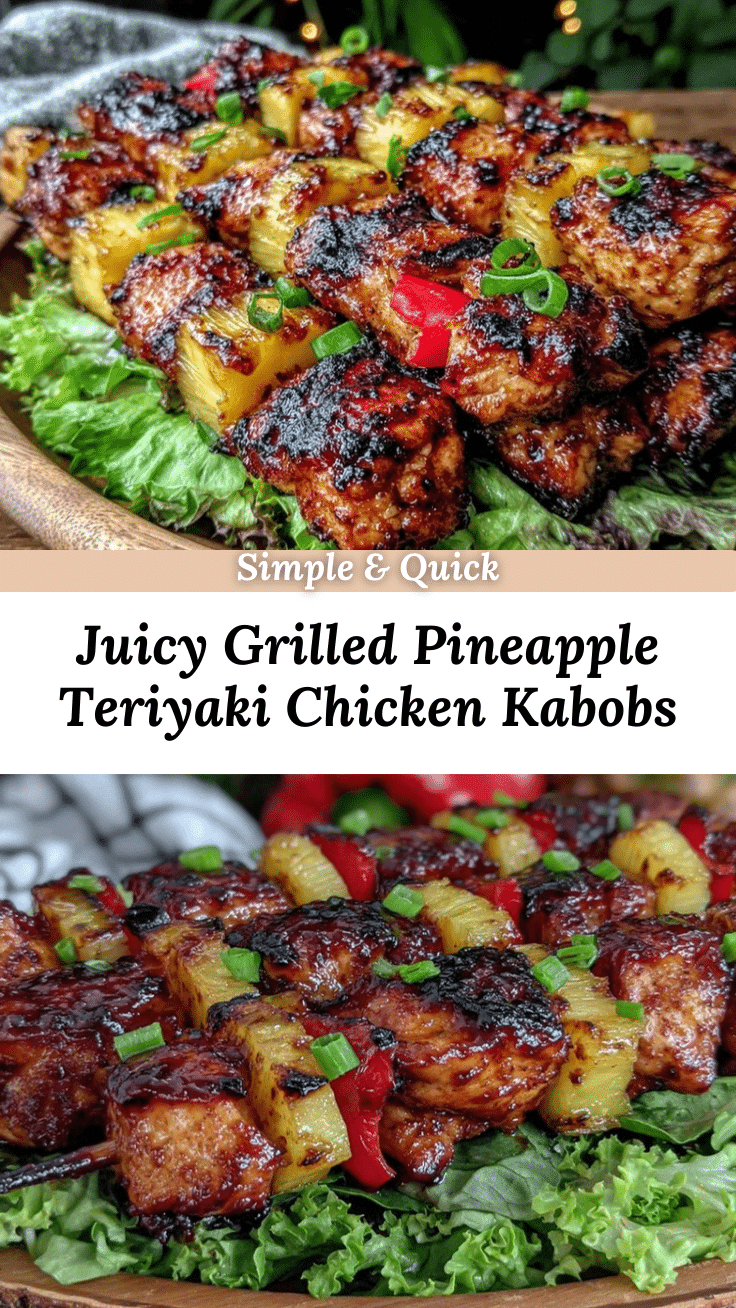 grilled pineapple chicken kabobs recipe