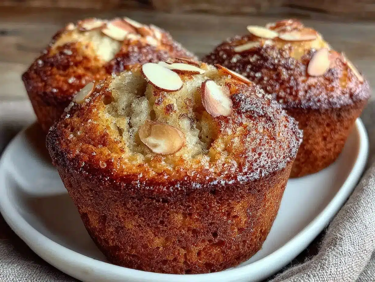 healthy low-carb almond flour banana muffins preparation steps