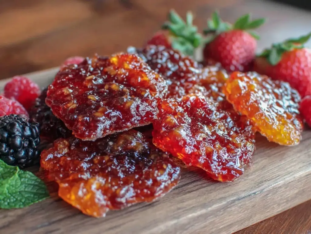 homemade juicy gushers fruit snacks - featured image