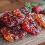 homemade juicy gushers fruit snacks - featured image