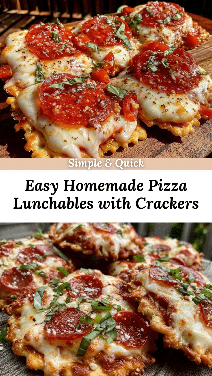 homemade pizza Lunchables recipe