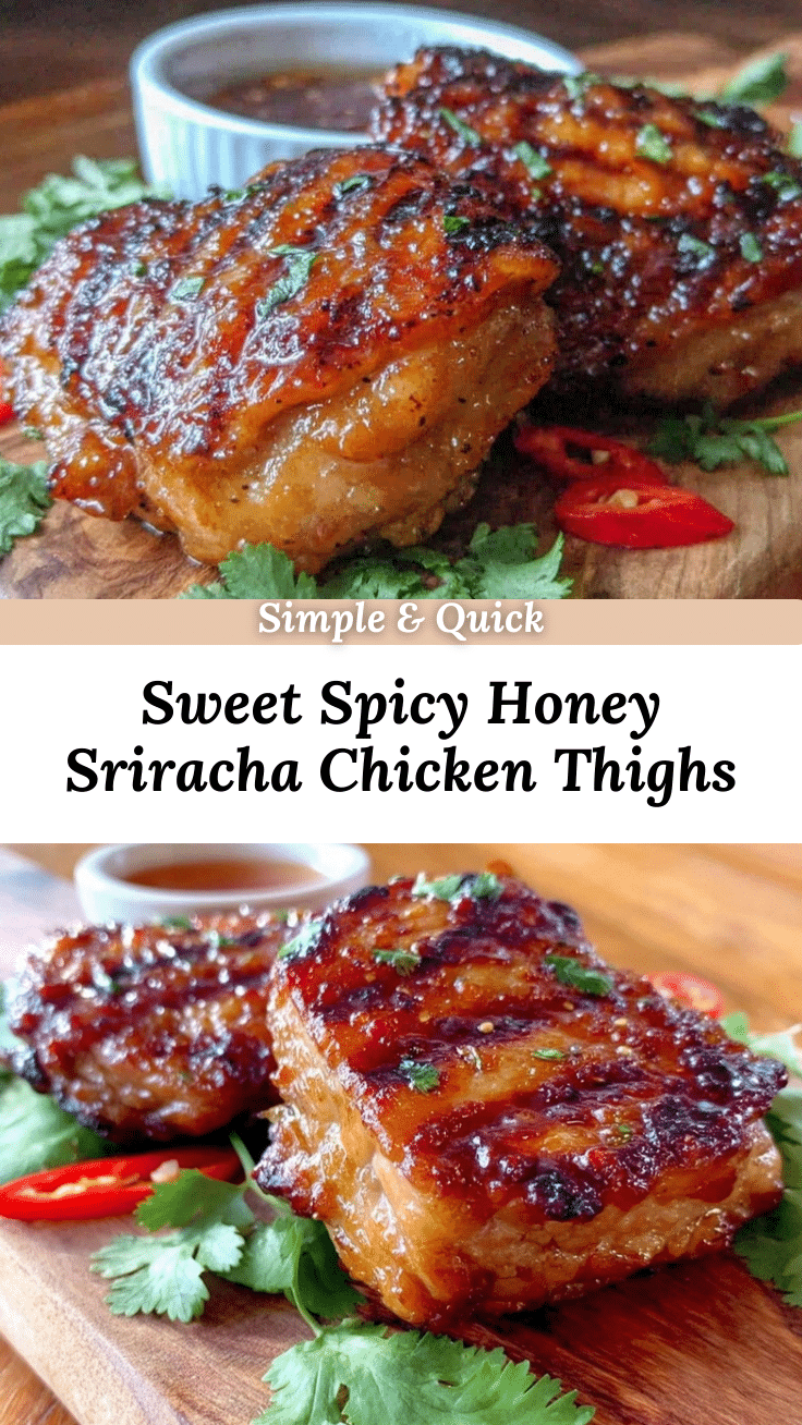 honey sriracha grilled chicken thighs recipe