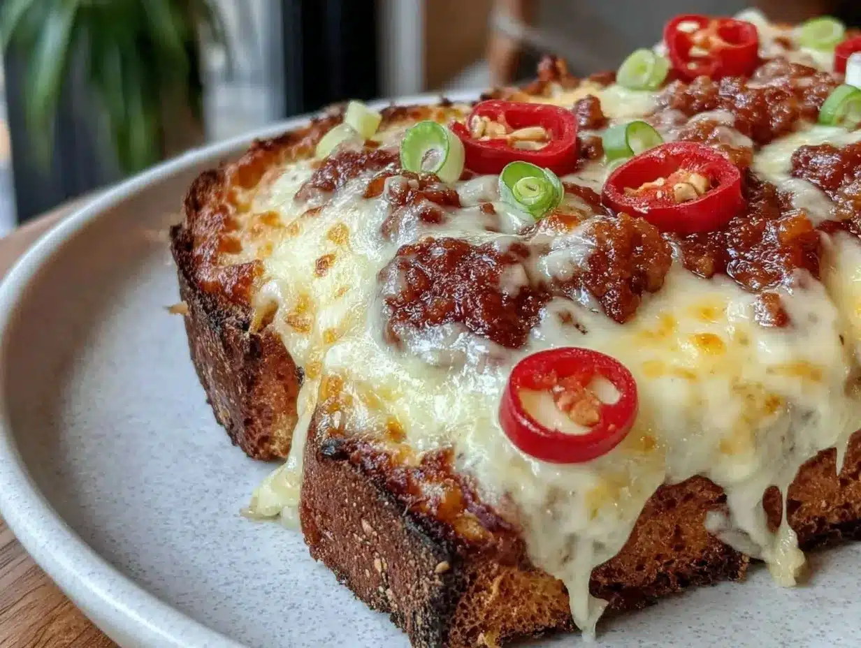 Korean pizza toast preparation steps