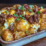 loaded tater tot casserole - featured image