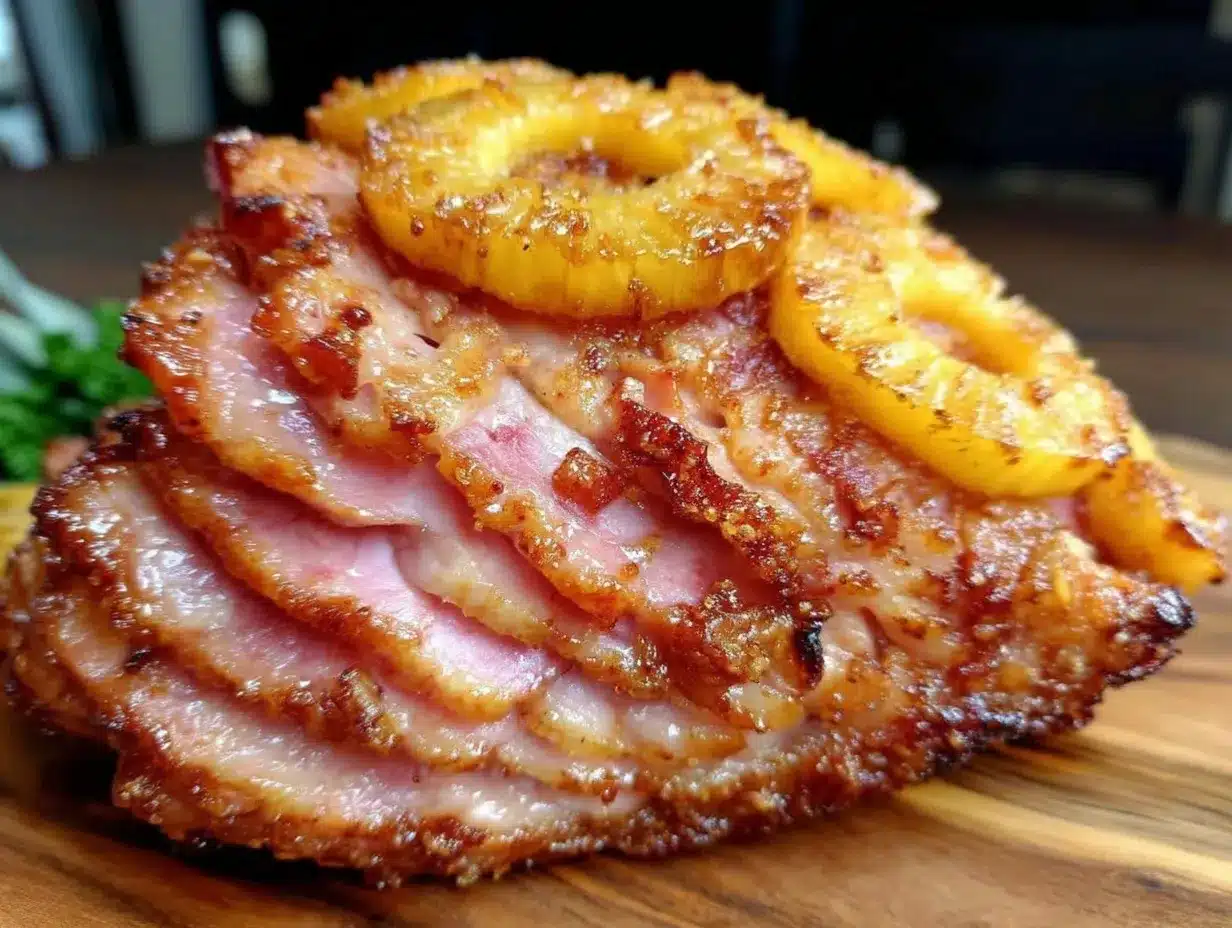 maple glazed spiral ham preparation steps