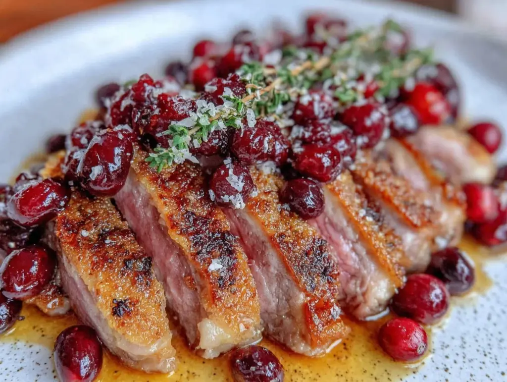 pan-seared duck breast - featured image