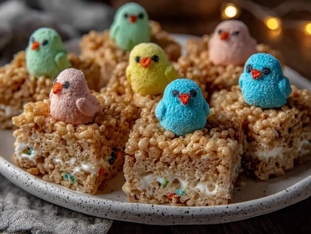 Peeps Rice Krispie Treats - featured image