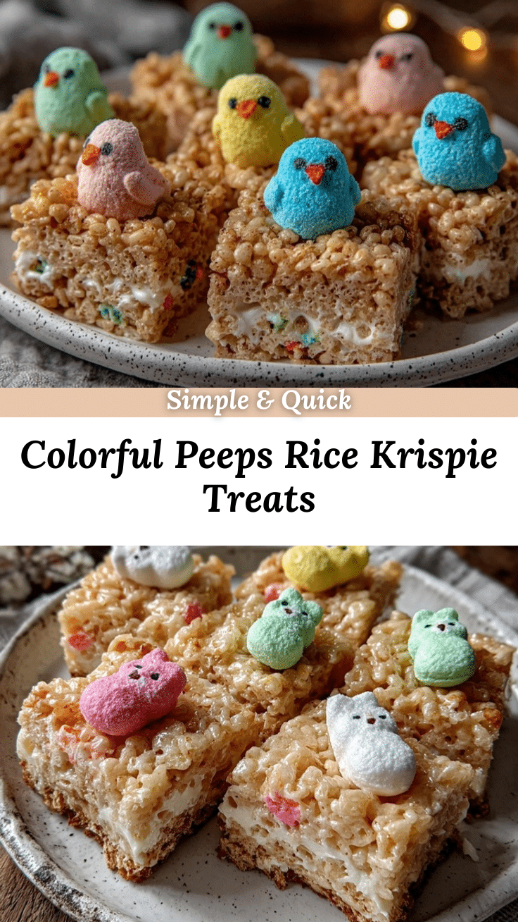 Peeps Rice Krispie Treats recipe