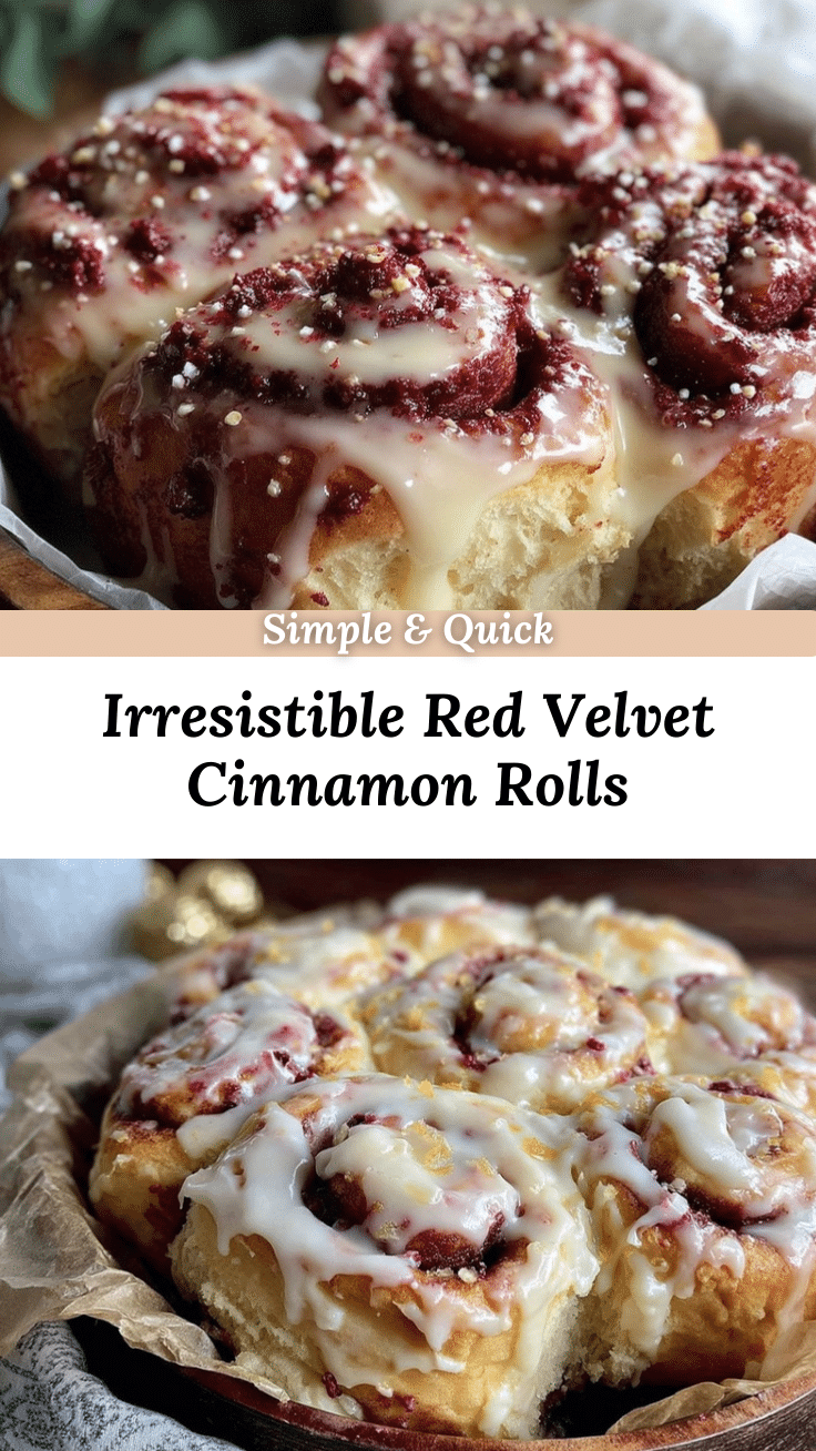 red velvet cinnamon rolls recipe