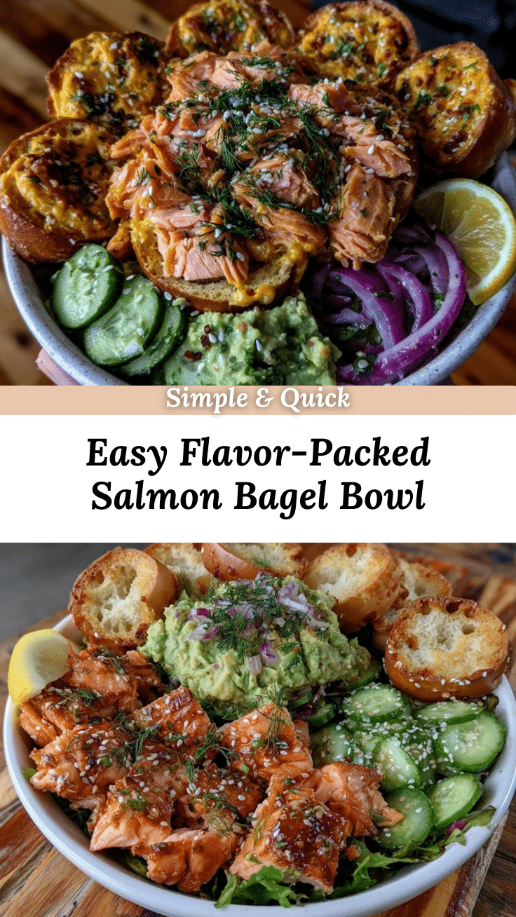 salmon bagel bowl recipe recipe