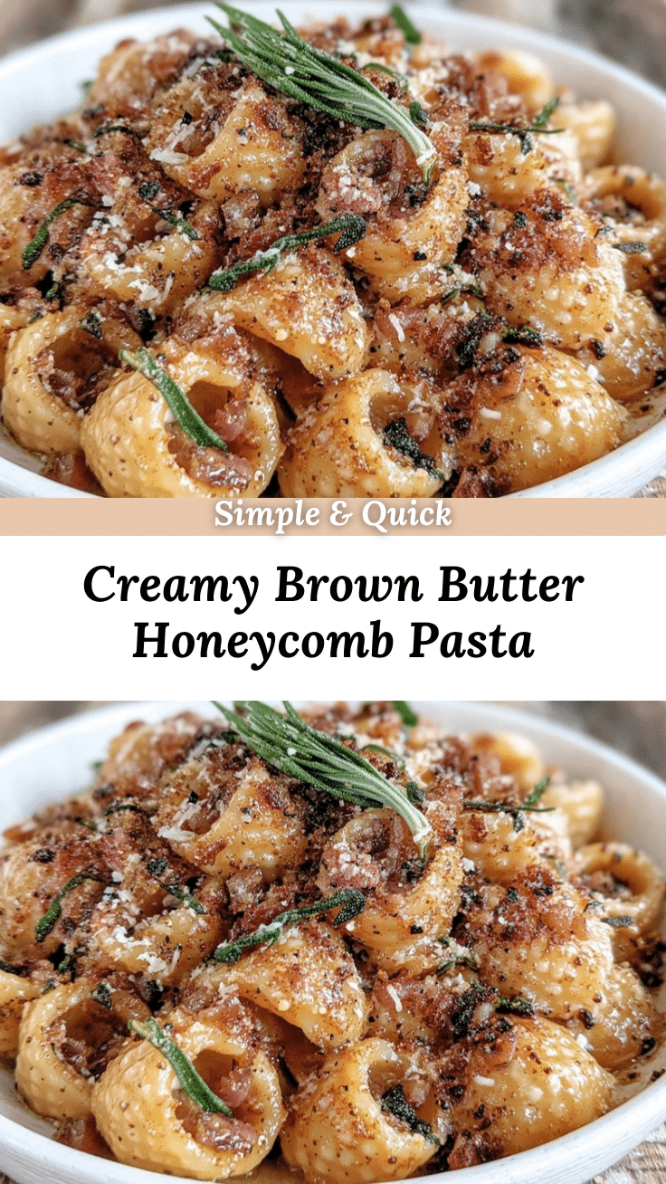 savory honeycomb pasta recipe