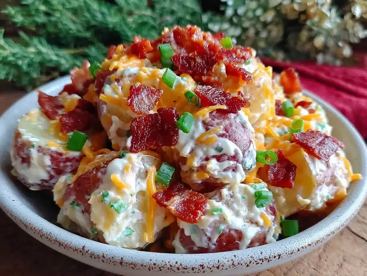 savory loaded baked potato salad preparation steps