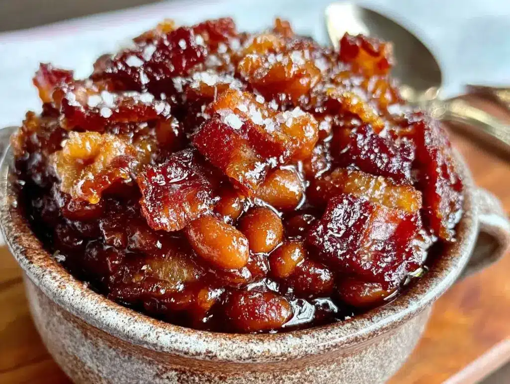 savory smoked baked beans - featured image