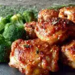 sheet pan honey soy chicken thighs - featured image
