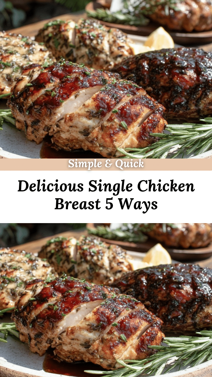 single chicken breast recipe