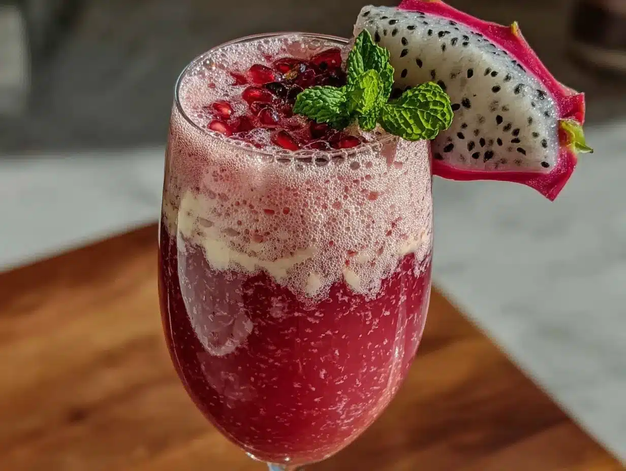Sleepy Girl Mocktail preparation steps