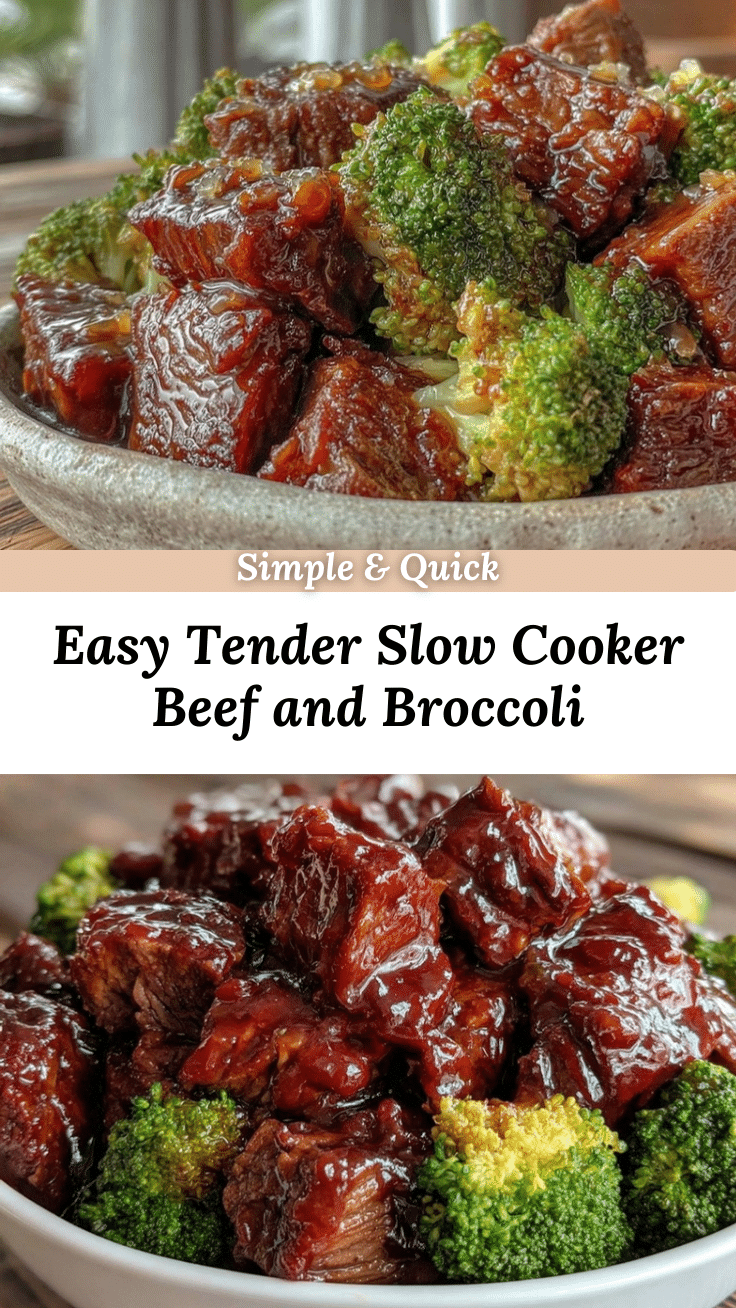 slow cooker beef and broccoli recipe