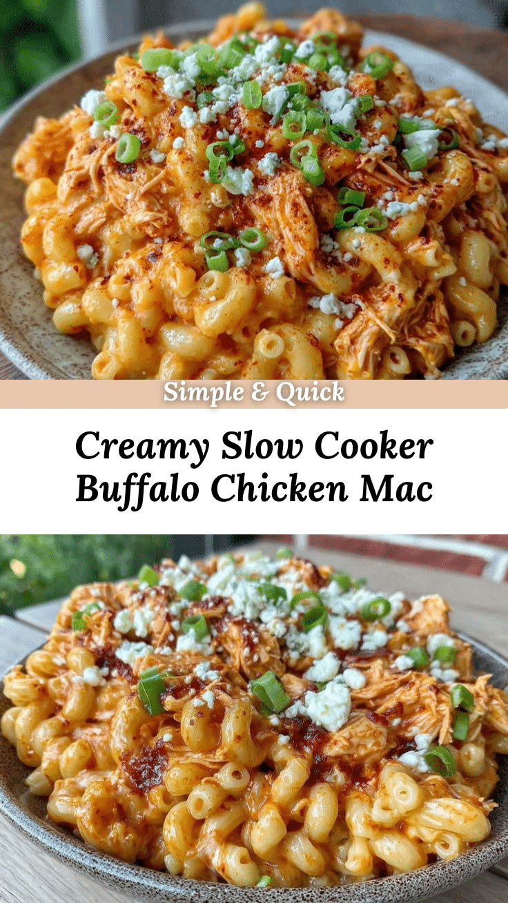 slow cooker buffalo chicken mac and cheese recipe