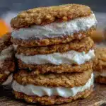 soft chewy oatmeal cream pies - featured image