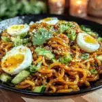 spicy gochujang noodles recipe - featured image
