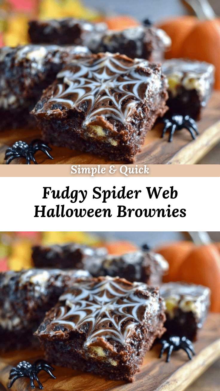 spider web brownies recipe