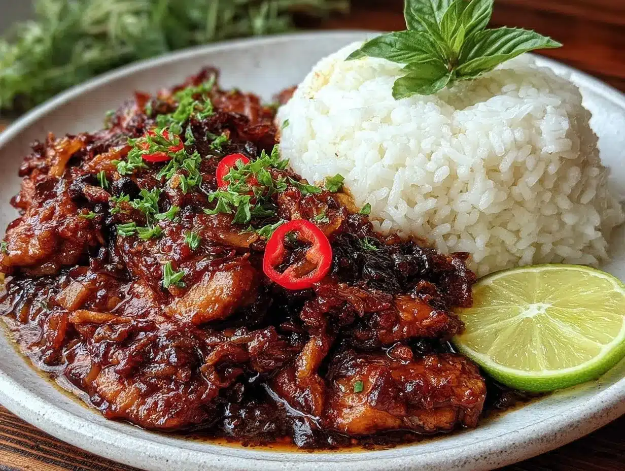 thai basil chicken preparation steps