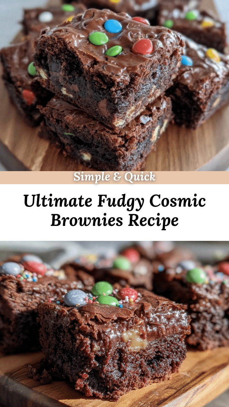 ultimate fudgy cosmic brownies recipe