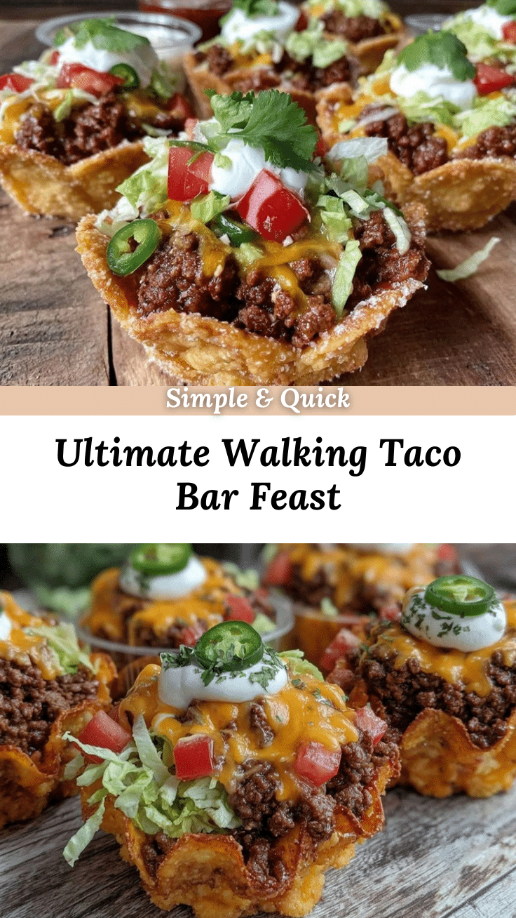 walking taco bar recipe recipe