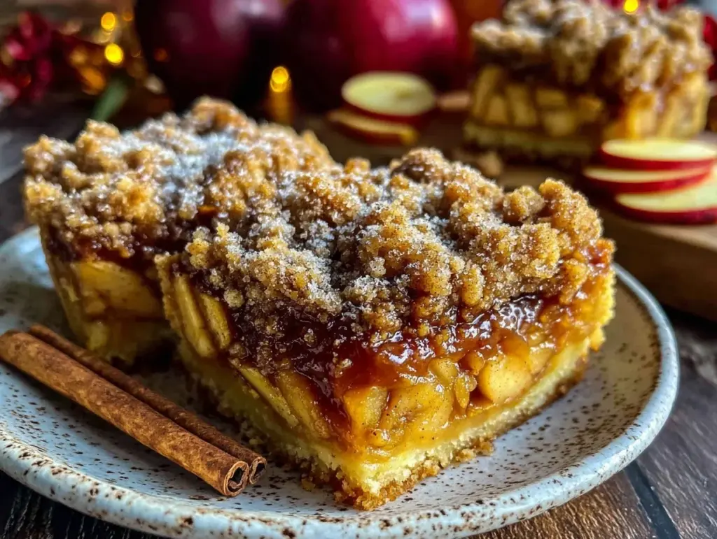 apple pie bars - featured image